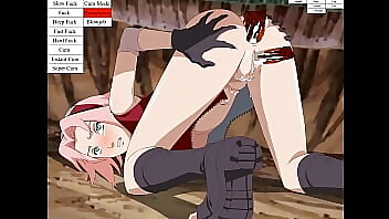 Sakura Haruno's Gangbang Scene In A Hacked Game