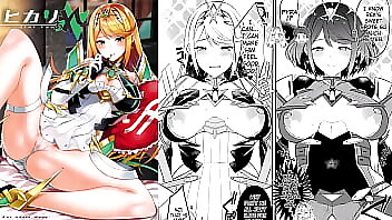 Busty MyDoujinshop Babes In Lingerie Get Hard Fucked In Xenoblade Chronicles Hentai Cartoon